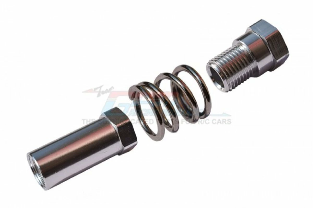 GPM Racing MAK048A-S | GPM Silver Aluminium Steering Posts 3Pcs