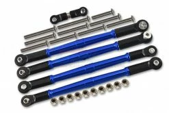 GPM Racing MAK160-B-BEBK | GPM Blue Aluminium ARRMA Kraton, Talion & Outcast Turnbuckle Set 4Pcs