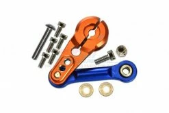GPM Racing GPM-MAK16025-OR | GPM Orange Aluminium Servo Horn W/ Linkage