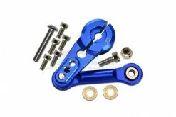 GPM Racing GPM-MAK16025T-B | GPM Blue Aluminium Servo Horn W/ Linkage