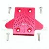 GPM Racing MAK331R-R | GPM Red Aluminum Rear Chassis Skid Plate W/ Hardware