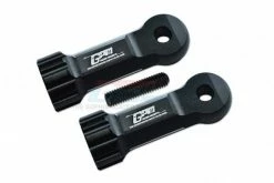 GPM Racing GPM-MAKS025-JT-BK | GPM Black Aluminium Middle Shaft Head