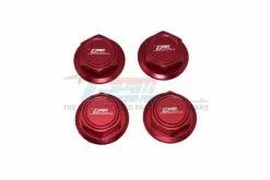 GPM Racing MAKX005-R | GPM Red Aluminium 24mm Wheel Nut 4Pcs