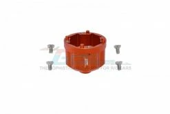 GPM Racing MAKX011-OR | GPM Orange Aluminium Front Or Rear Differential Case W/ Hardware