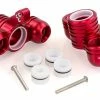 GPM Racing MAKX021-R | GPM Red Aluminum Steering Hubs 2Pcs W/ Hardware
