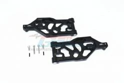 GPM Racing MAKX055-BK | GPM Black Aluminium Front Lower Suspension Arms 2Pcs W/ Hardware