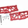 GPM Racing MAKX056-R | GPM Red Aluminum Rear Lower Suspension Arms 2Pcs W/ Hardware