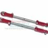 GPM Racing MAKX162S-R | GPM Red Aluminium Steering Linkages 2Pcs
