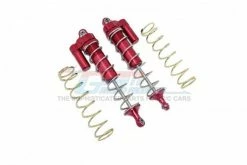 GPM Racing MAKX177F-L-R-S | GPM 1/5 Kraton Red Aluminium Front Adjustable Piggyback Shocks 2Pcs