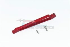 GPM Racing MAM016F-R | GPM Red Aluminium Front Chassis Brace