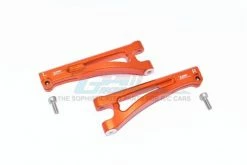 GPM Racing MAM054-OR | GPM Orange Aluminium Front Upper Suspension Arms 2Pcs W/ Hardware