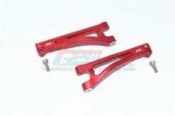 GPM Racing MAM054-R | GPM Red Aluminum Front Upper Suspension Arms 2Pcs W/ Hardware