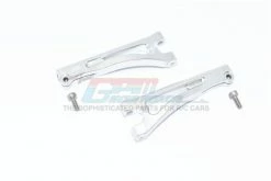 GPM Racing MAM054-S | GPM Silver Aluminium Front Upper Suspension Arms 2Pcs W/ Hardware