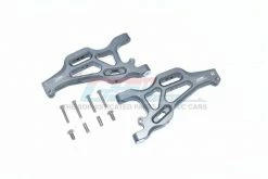 GPM Racing MAM055-GS | GPM Silver-Grey Aluminium Front Lower Suspension Arms Set