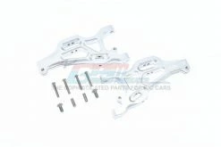 GPM Racing MAM055-S | GPM Silver Aluminium Front Lower Suspension Arms Set
