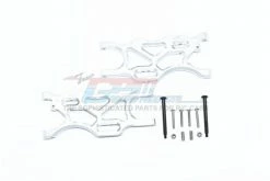 GPM Racing MAM056-S | GPM Silver Aluminium Rear Lower Suspension Arms Set