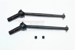 GPM Racing MAS085SF-R-BK | GPM Hardened Steel ARRMA Senton Front Or Rear CVD Drive Shafts 2Pcs