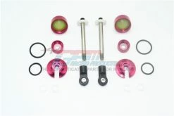 GPM Racing MAS100F-KIT-R | GPM Red Aluminium Front Shock Rebuild Kit W/o Shock Bodies