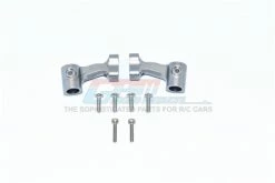 GPM Racing MAT201RB-GS | GPM Grey Silver Aluminium Rear Body Post Mounts 2Pcs
