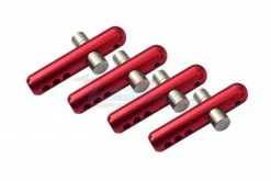 GPM Racing MAVE201FR-R | GPM Red Aluminium & Stainless Steel Front & Rear Body Posts 4Pcs