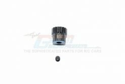 GPM Racing MTG4816T-BK | GPM Steel 16T 48dp/0.5Mod Pinion Gear