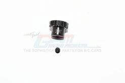 GPM Racing MTG4820T-BK | GPM Steel 20T 48dp/0.5Mod Pinion Gear