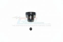 GPM Racing MTG4821T-BK | GPM Steel 21T 48dp/0.5Mod Pinion Gear