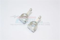 GPM Racing RUS021-S | GPM Silver Aluminium Traxxas Rustler VXL Steering Hubs 2Pcs