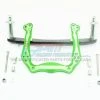 GPM Racing RUS028-G | GPM Green Aluminium Front Shock Tower W/ Body Posts