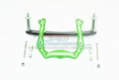 GPM Racing RUS028-G | GPM Green Aluminium Front Shock Tower W/ Body Posts