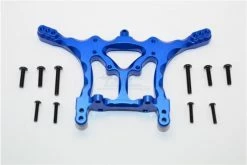GPM Racing RUS030-B | GPM Blue Aluminium Traxxas Rustler VXL Rear Shock Tower