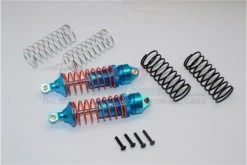 GPM Racing RUS087F-SB-OR | GPM Sky Blue Aluminium Traxxas Slash, Stampede & Rustler Front Shocks 2Pcs