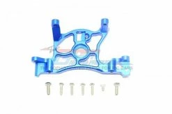GPM Racing RUS4036-B | GPM Blue Aluminium Rustler 4x4 Motor Mount