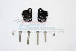 GPM Racing SCX2008-BK | GPM Black Aluminium Front/Rear Linkage Mounts 2Pcs