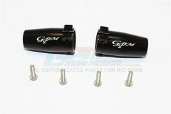GPM Racing SCX2022-BK | GPM Black Aluminium Rear Hubs 2Pcs