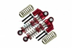 GPM Racing GPM-SCX2435F-RL-R-S | GPM Red Aluminium 35mm Front/Rear Piggy Back Shock