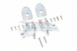 GPM Racing SCX3021-S | GPM Silver Aluminium Front Portal Steering Hubs Set 4Pcs