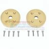 GPM Racing SCX3021AX-OC | GPM Brass High Mass (64g) Front Or Rear Outer Portal Drive Housing "Heavy Edition" 2Pcs