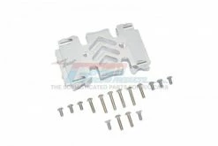 GPM Racing SCX3038B-S | GPM Silver Aluminium Centre Gear Box Skid Plate