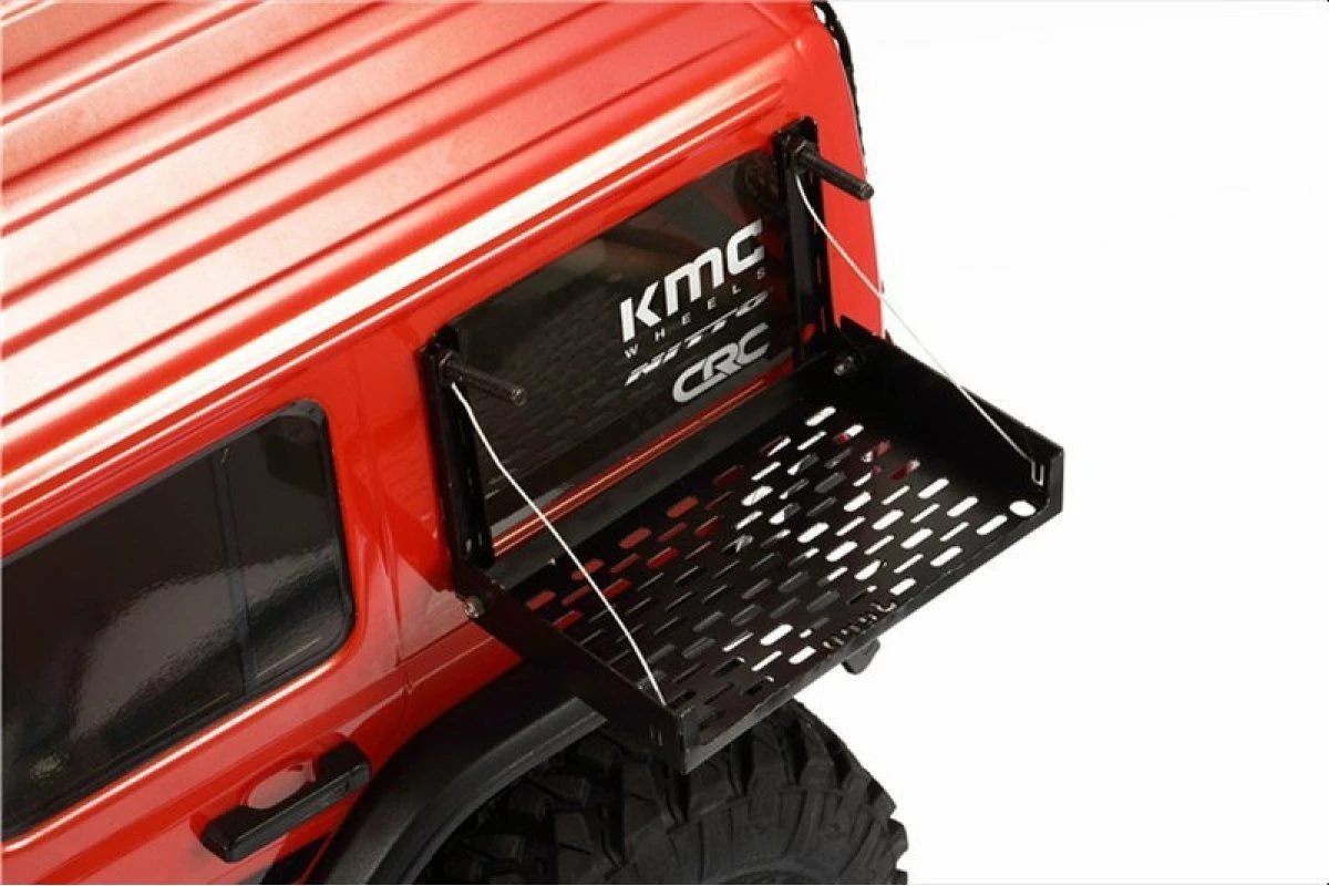 GPM Racing SCX3ZSP1-BK | GPM Black Stainless Steel Rear Side Window Tool Box W/ Table & Hardware - Image 4