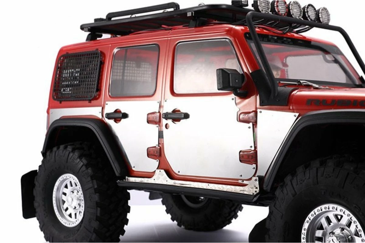 GPM Racing SCX3ZSP11-S | GPM Silver Stainless Steel Slip Proof Tread 2Pcs W/ Hardware - Image 3