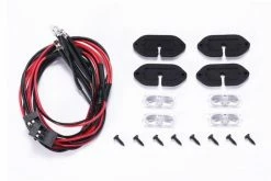 GPM Racing SCX3ZSP12-OC | GPM Clear SCX10 III Chassis Lights LED Set 4Pcs W/ Hardware