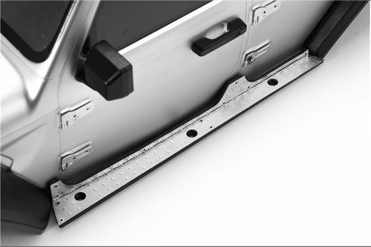 GPM Racing SCX3ZSP2-OC | GPM Silver Stainless Steel Slip Proof Treads Side Step 2Pcs - Image 4