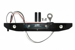 GPM Racing SCX6330R-BK | GPM Black Aluminium Rear Bumper W/ Tow Ring & 5mm LED Light Set
