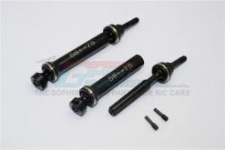 GPM Racing SERV245CV-BK | GPM Black Steel #45 Front-Rear CVD Drive Shaft 2Pcs DEL***