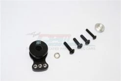 GPM Racing SH025TM-S-BK | GPM Black Aluminium Hi-Torque Servo Saver For 25T Output Shaft Set
