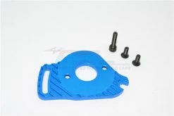 GPM Racing SLA018LCG-B | GPM Blue Aluminium Traxxas Slash 4x4 LCG Motor Mount Heat Sink