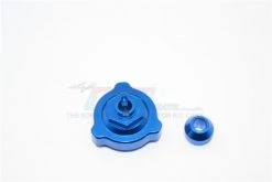 GPM Racing SLA035-B | GPM Blue Aluminium Traxxas Slash 4x4 Slipper Shaft Bearing Adaptor