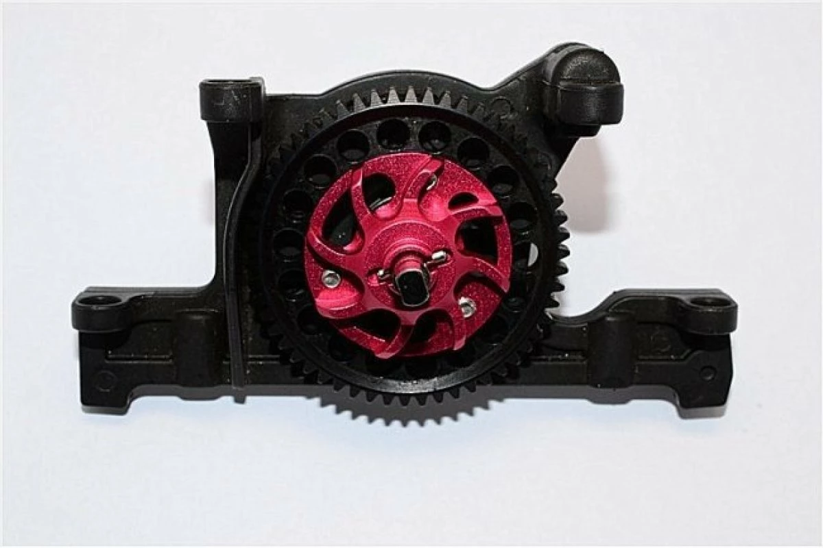 GPM Racing SLA035LCG-BK | GPM Black Aluminium Traxxas Slash 4x4 Spur Gear Adapter - Image 3