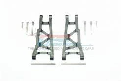 GPM Racing SLA055-BK | GPM Black Aluminium Front/Rear Lower Suspension Arms 2Pcs W/ Hardware